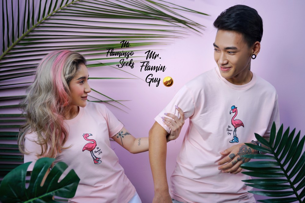 Flamingos Loose Fit Tshirt